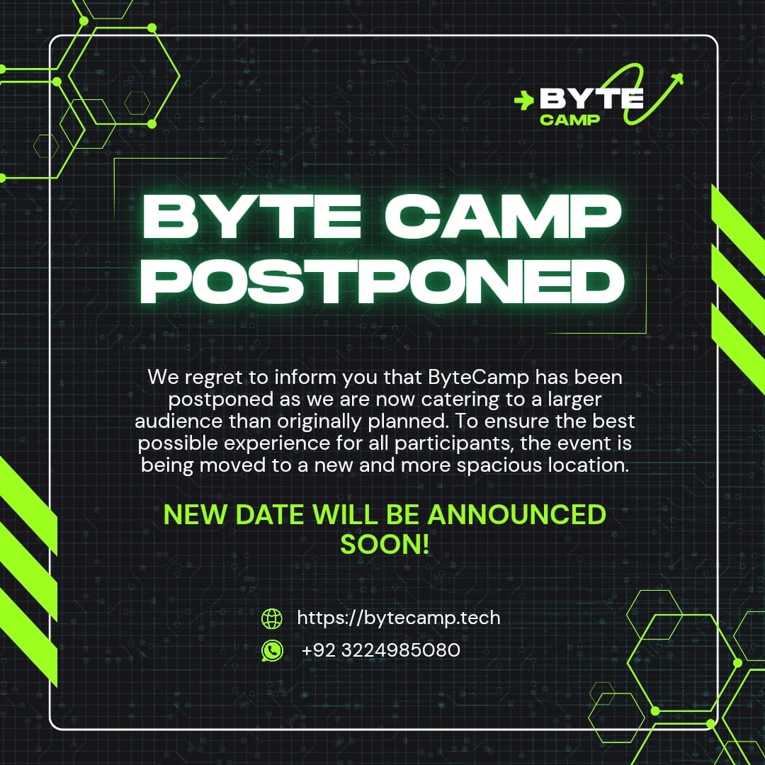 BYTE CAMP Special Announcement